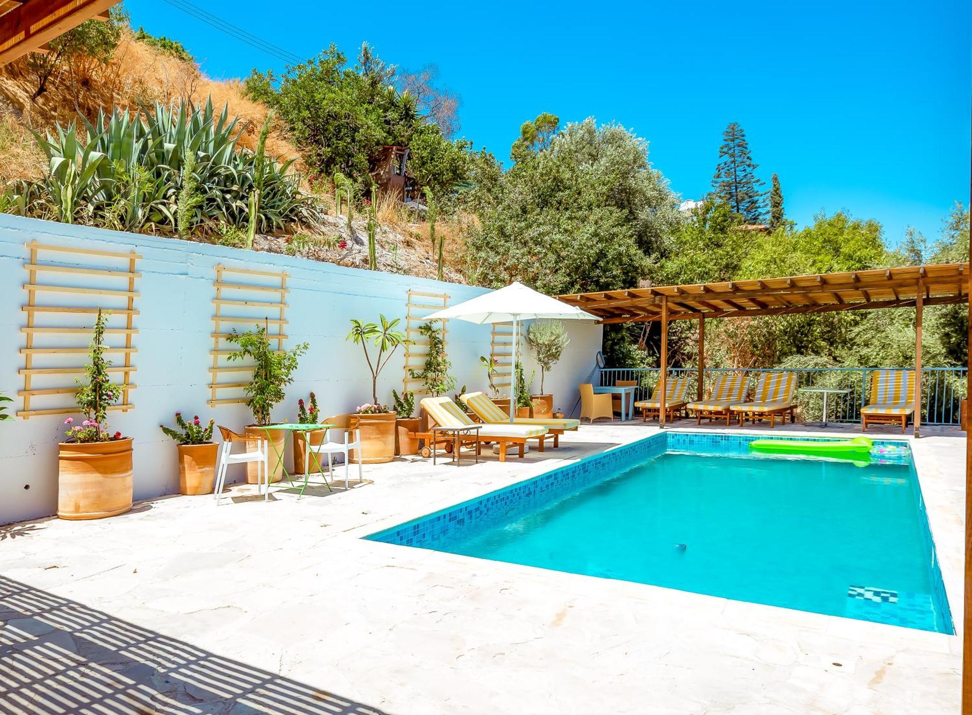 קאלאבסוס Archondia House - Holiday Apartments With Pool מראה חיצוני תמונה